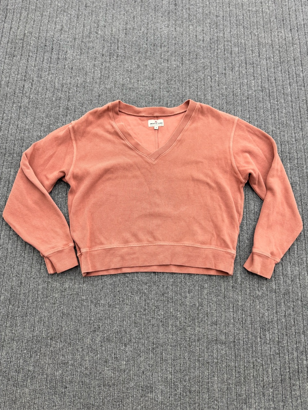 American Giant V Neck Sweater Small
